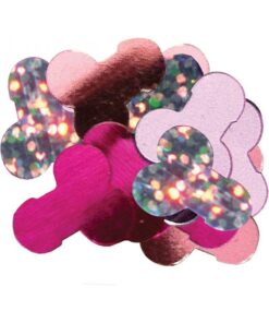 Bachelorette Mylar Party Pecker Confetti Jumbo - Multicolor