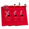 Ultra Soft Gear Bag 100% Cotton 8in x 13in (3 pack) - Red