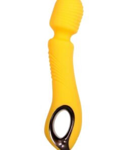 Buttercup Silicone Rechargeable Wand Massager - Yellow