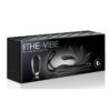 The-Vibe Silicone Rechargeable Anal Stimulator with Remote Control - Black/Silver