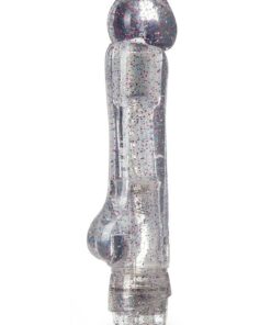 Naturally Yours Can-Can Vibrating Dildo 7in - Clear
