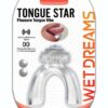 Tongue Star Pleasure Tongue Vibrator - Clear