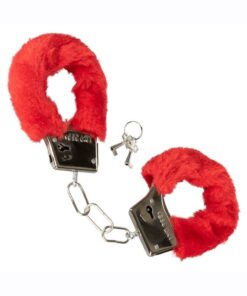 Playful Furry Cuffs - Red