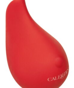 Red Hot Glow Rechargeable Silicone Massager - Red