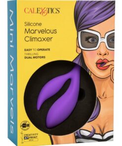 Mini Marvels Marvelous Climaxer Silicone Rechargeable Massager - Purple