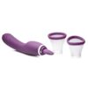 Inmi Shegasm Rechargeable Silicone Licking and Sucking Vibrator - Purple