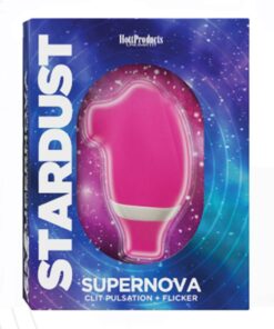 Stardust Supernova Silicone Vibrating Clitoral Stimulator - Magenta