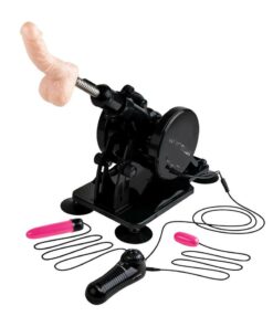 WhipSmart Remote Control Premium Thruster Fully Automatic Sex Machine - Black/Vanilla