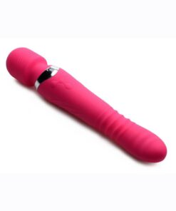 Inmi Ultra Thrust-Her Thrusting and Vibrating Silicone Wand Massager - Pink