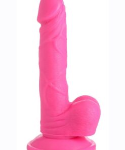 Pop Peckers Dildo with Balls 6.5in - Pink