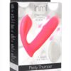 Inmi Shegasm Panty Thumper Rechargeable Silicone Panty Vibe with Remote Control - Pink
