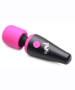 Bang! 10X Vibrating Mini Rechargeable Silicone Wand Massager - Pink