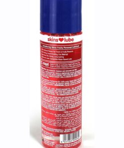 Skins Strawberry Water Based Lubricant 4.4oz