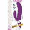 Gossip 20x Wavy Silicone Rabbit Vibrator - Purple