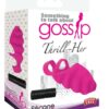 Gossip Thrill-Her Silicone Finger Vibrator - Pink