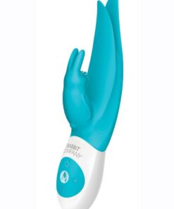 The Rabbit Company The Flutter Rabbit Rechargeable Silicone Rabbit Vibrator - Blue