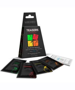 Wicked Teasers Fresh Fruit Lubricant Packettes (8 pack) - Assorted Flavors