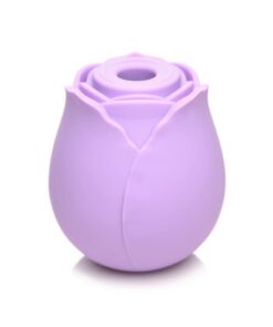 Inmi Bloomgasm Rose 10X Silicone Rechargeable Clitoral Stimulator - Purple