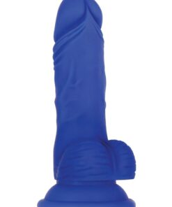 Gender X Semi Sweet Tart Color Changing Silicone Dildo - Blue To Purple