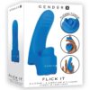 Gender X Flick It Rechargeable Silicone Vibrator - Blue