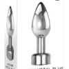 Gender X Rockin` Metal Plug Rechargeable Butt Plug - Silver