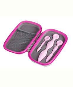 Femintimate Pelvix Trainer Intimate Relax Silicone Dialator Kit (3 Piece Kit) - Pink