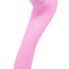 Alive Midnight Quiver Rechargeable Silicone Dual End Vibrator and Clitoral Stimulator - Pink