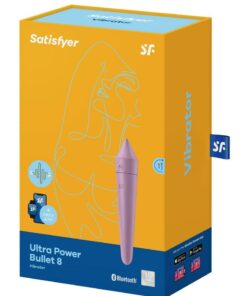 Satisfyer Ultra Power Bullet 5 Rechargeable Silicone Bullet Vibrator - Purple