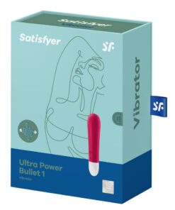 Satisfyer Ultra Power Bullet 1 Rechargeable Silicone Bullet Vibrator - Red