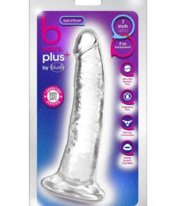 B Yours Plus Lust n` Thrust Realistic Dildo 7.5in - Clear