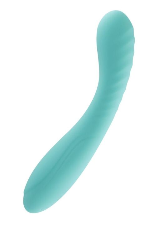Rock Candy Refined Dreamland Rechargeable Silicone G-Spot Vibrator - Blue