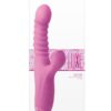 Luxe Nova Rechargeable Silicone Rabbit Vibrator - Pink