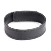 Cock Gear Velcro Leather Cock Ring - Black