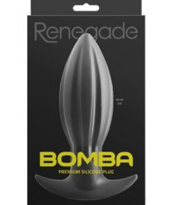Renegade Bomba Silicone Anal Plug - Small - Black