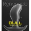 Renegade Bull Silicone Anal Plug - Large - Black