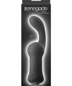 Renegade Curve Rechargeable Silicone Prostate Massager - Black