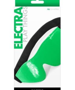 Electra Play Things PU Leather Blindfold - Green