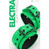 Electra Play Things PU Leather Ankle Cuffs - Green