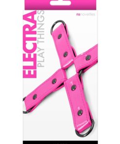 Electra Play Things PU Leather Hog Tie - Pink