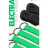 Electra Play Things PU Leather Bed Restraint Straps - Green