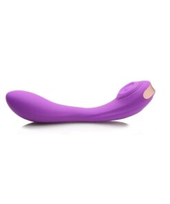 Inmi Pose Plus Rechargeable Silicone 10X Pulsing Bendable Vibrator - Purple