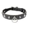 Strict Rhinestone Choker with O-Ring - Clear