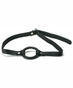 Strict Leather Ring Gag Medium - Black
