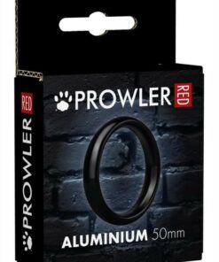 Prowler Red Aluminum Cock Ring 50mm - Black