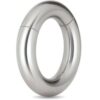 Prowler Red Stainless Steel Magnetic Cock Ring 33mm - Silver
