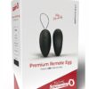 My Secret Screaming O Premium Remote Control Rechargeable Silicone Egg - Black