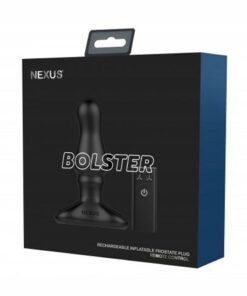 Nexus Bolster Rechargeable Silicone Vibrating Prostate Plug - Black