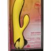 California Dreaming San Diego Seduction Rechargeable Silicone Rabbit Vibrator - Yellow