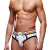 Prowler Pride Love and Peace 3 Brief - XXLarge - Rainbow