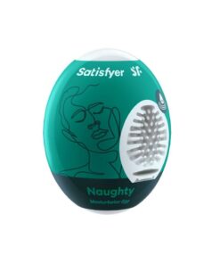 Satisfyer Masturbator Egg Single (Naughty) - Green